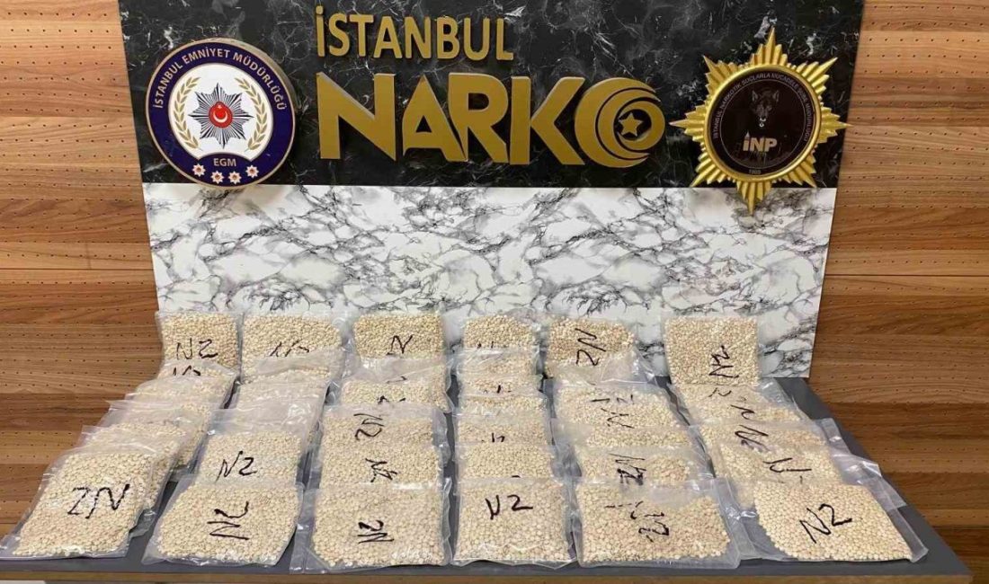 İstanbul Esenyurt’ta bir eve düzenlenen operasyonda, bazanın altında gizlenmiş valizde