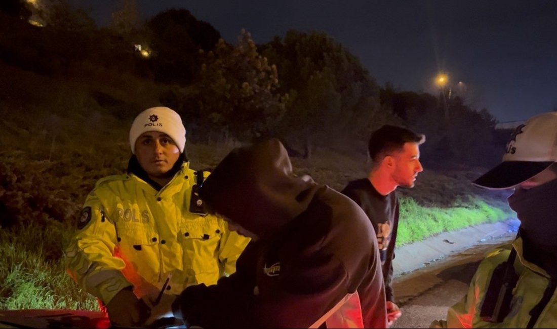 Tekirdağ Çorlu’da çevirmeye yakın bir mesafede bir araçta yapılan sürücü