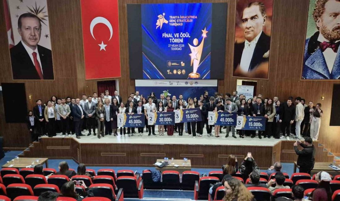 Tekirdağ’da düzenlenen TİGS 2026 finalinde sonuçların açıklanmasıyla coşkulu anlar yaşanırken,