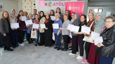 Tekirdağ Büyükşehir Belediyesi tarafından kadınların yaşam kalitesini artırmak ve koruyucu