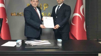 Milliyetçi Hareket Partisi (MHP) Bilecik İl Başkanlığında yaşanan değişimin ardından