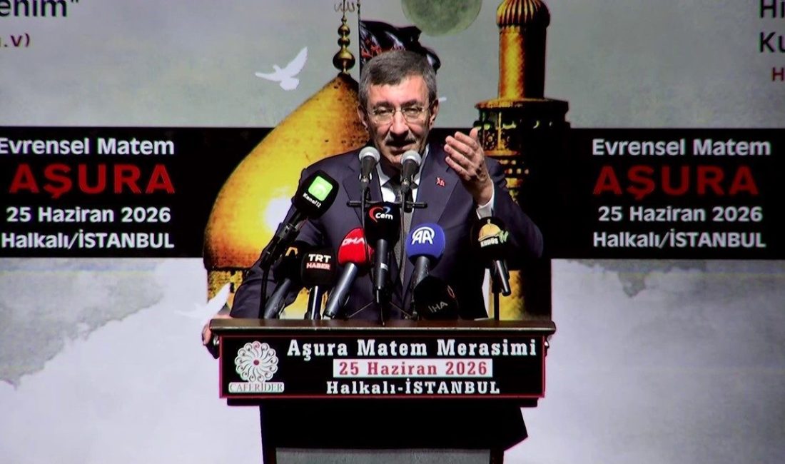Cumhurbaşkanı Yardımcısı Cevdet Yılmaz, “Bugün Kerbela Gazze’dir. Gazze’de yaşananlardır. Bugünün