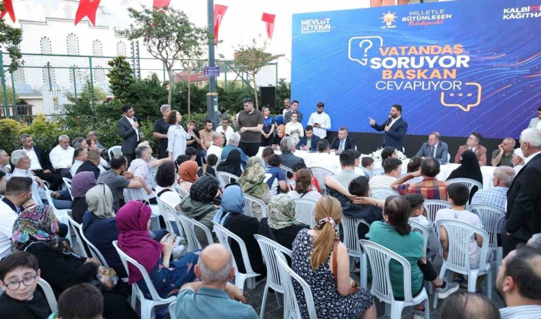 AK Parti Yerel Yönetimler Başkanlığı tarafından İstanbul genelinde sürdürülen “Vatandaş