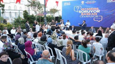 AK Parti Yerel Yönetimler Başkanlığı tarafından İstanbul genelinde sürdürülen “Vatandaş