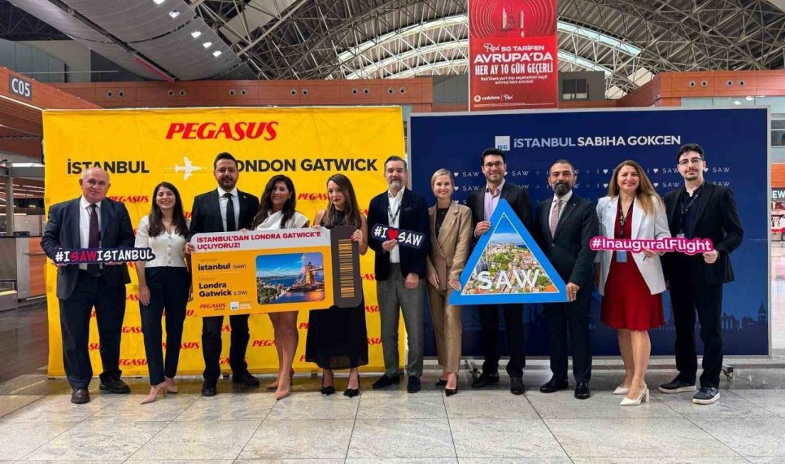 İstanbul Sabiha Gökçen Uluslararası Havalimanı, Pegasus Hava Yolları’nın Londra Gatwick