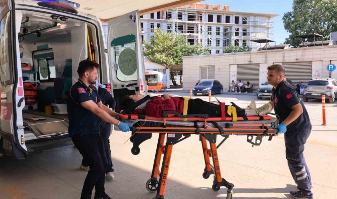 Bursa’nın İnegöl ilçesinde kontrolden çıkan motosikletin dere yatağına uçtuğu kazada