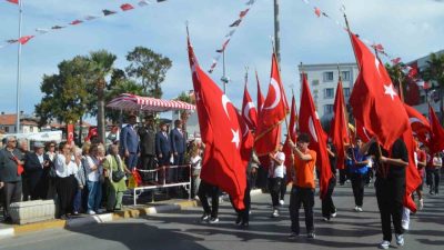 Balıkesir’in Ayvalık ilçesinin düşman işgalinden kurtuluşunun 104. yıl dönümü, düzenlenen