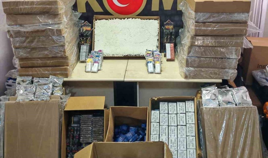 Bilecik’te gerçekleştirilen kaçakçılık operasyonunda 108 bin 380 doldurulmuş makaron ele