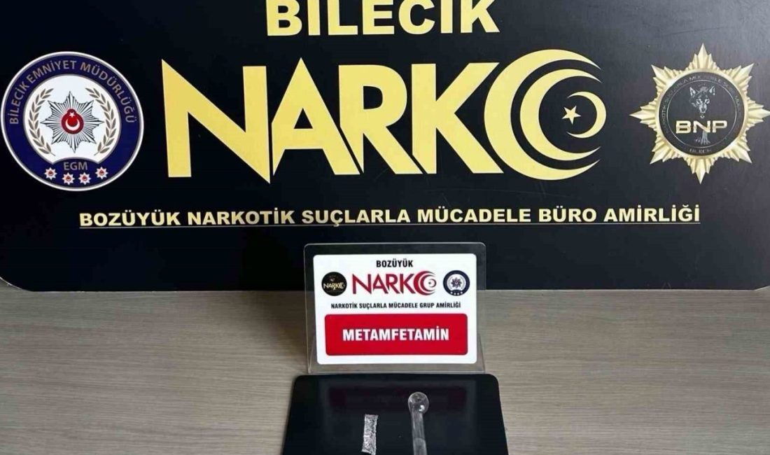 Bilecik’te gerçekleştirilen uyuşturucu operasyonunda 1 şüpheli yakalandı. Bilecik’in Bozüyük ilçesinde