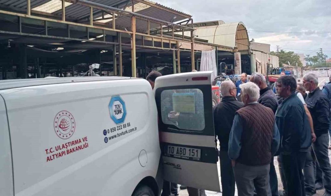 Balıkesir’in Burhaniye ilçesinde, Ziraat Odası ve TÜVTÜRK iş birliğiyle düzenlenen