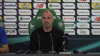 Trendyol 1. Lig’in 7. haftasında oynanan Bursaspor-Esenler Erokspor maçının ardından