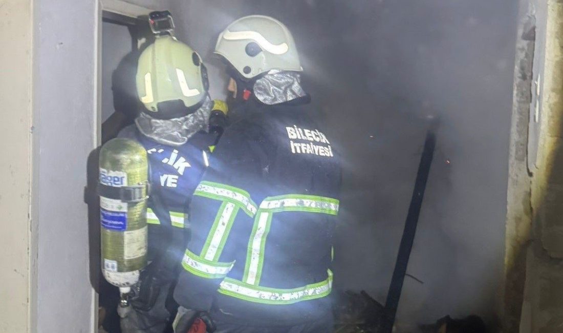 Bilecik’te metruk bir binada çıkan yangın kısa sürede söndürüldü. Bilecik
