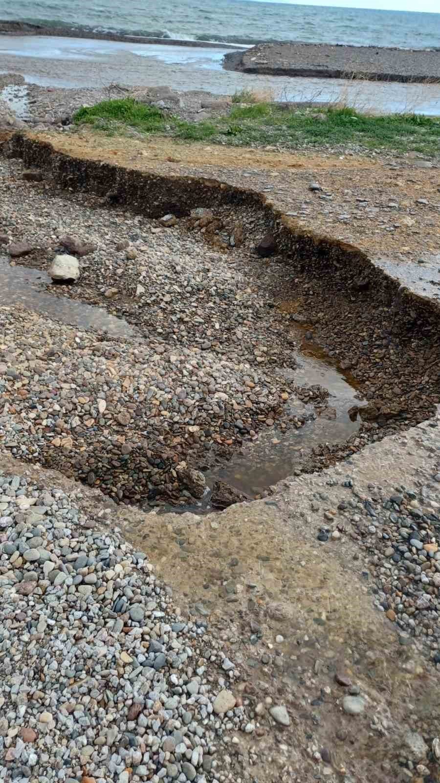 Çanakkale’nin Ayvacık ilçesinde etkili olan şiddetli sağanak yağış sebebiyle Kadırga