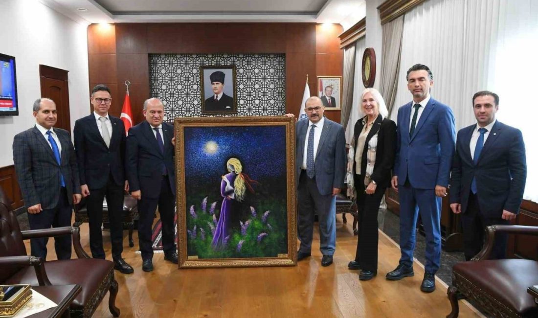Edremit Ticaret Odası yönetimi, Balıkesir Valisi İsmail Ustaoğlu’nu makamında ziyaret