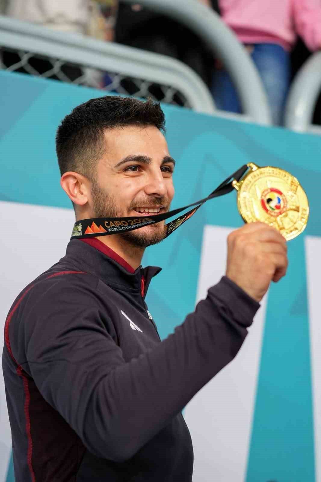 Milli karateci Eray Şamdan, Mısır’da düzenlenen 27. Dünya Karate Şampiyonası’nda