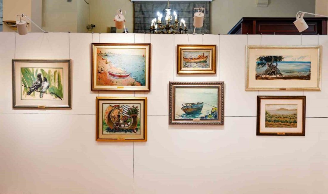 Türkiye İş Bankası Edremit Şubesi’ndeki sergiyi 2 günde 1.000’i aşkın