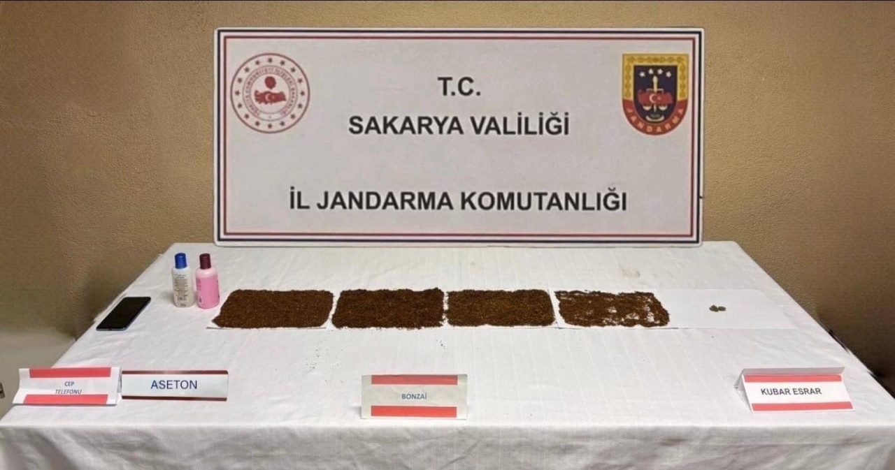 Sakarya’nın Serdivan ilçesinde jandarma ekipleri tarafından yapılan uyuşturucu operasyonunda gözaltına