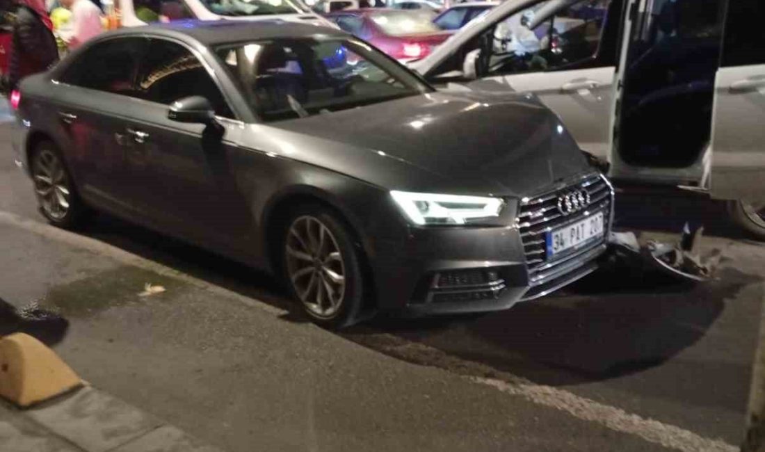 Tekirdağ’ın Kapaklı ilçesinde iki otomobilin çarpışması sonucu meydana gelen kazada