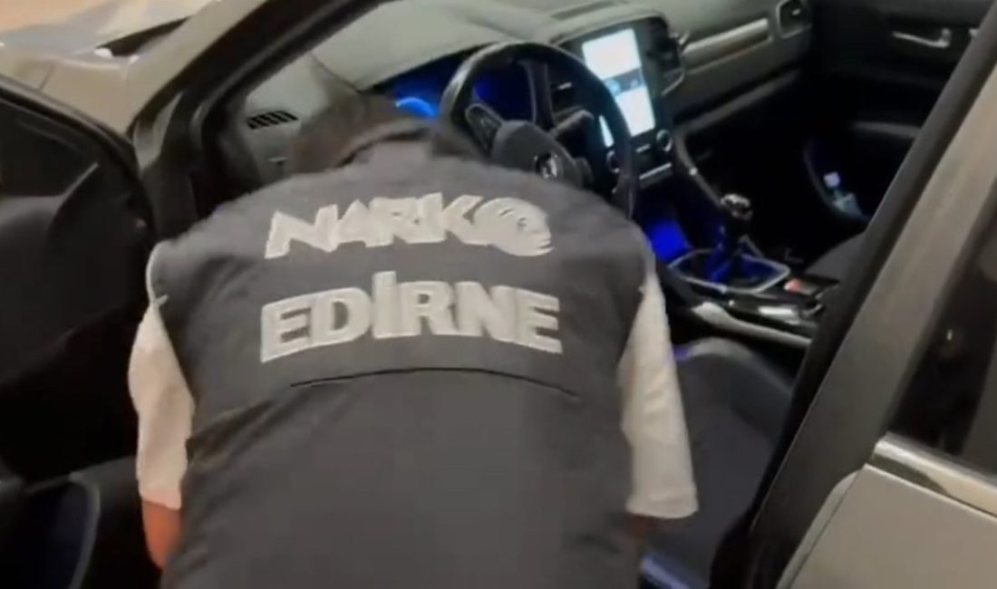 Edirne’de Kapıkule Sınır Kapısı’nda gerçekleştirilen uyuşturucu operasyonunda, yabancı uyruklu bir