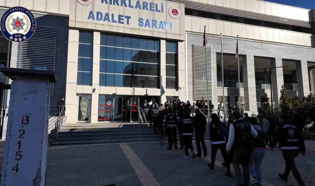 Kırklareli ve 3 ilde ’Daltonlar’ olarak bilinen suç örgütüne yönelik