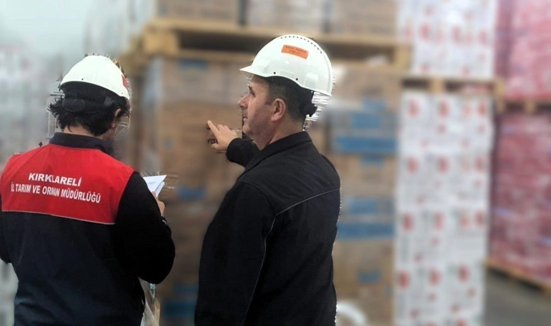 Lüleburgaz İlçe Tarım ve Orman Müdürlüğü teknik personelince, ihracat faaliyetleri