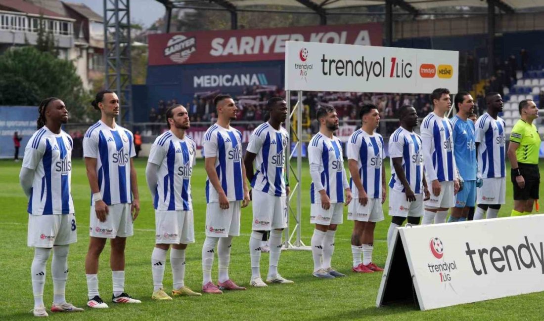 Trendyol 1. Lig’in 15. haftasında Sarıyer, sahasında karşılaştığı Bandırmaspor’u 1-0