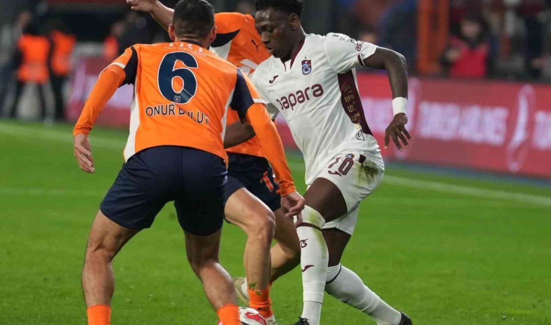 Trendyol Süper Lig’in 13. haftasında RAMS Başakşehir, sahasında Trabzonspor ile