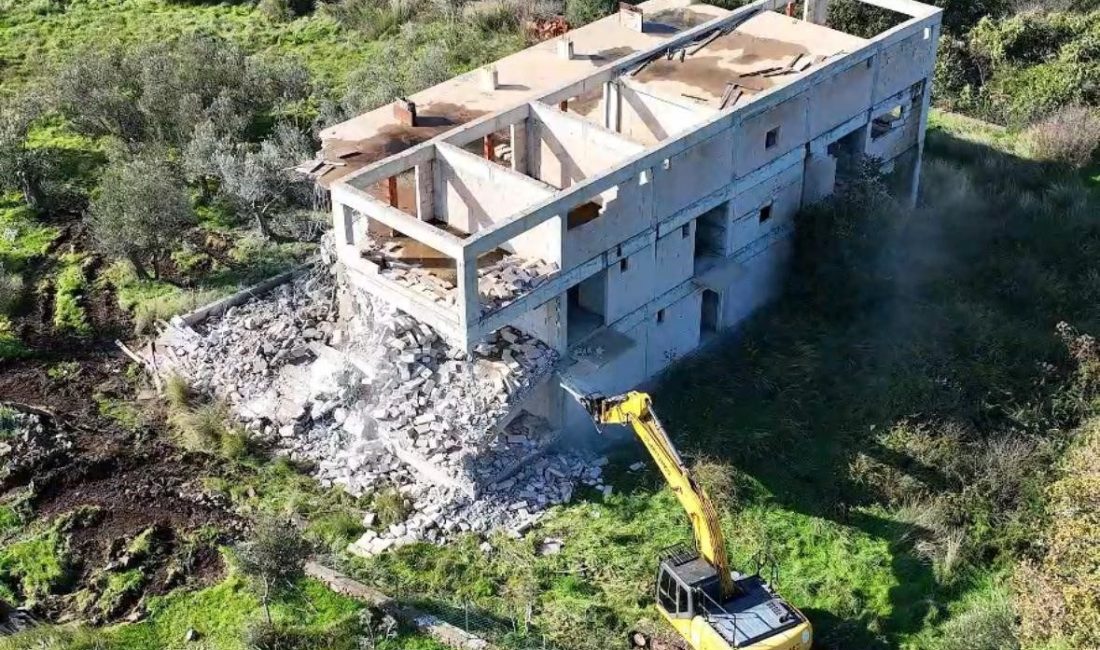 Çanakkale’de İl Özel İdaresi Yapı Kontrol Müdürlüğünce yürütülen çalışmalar çerçevesinde