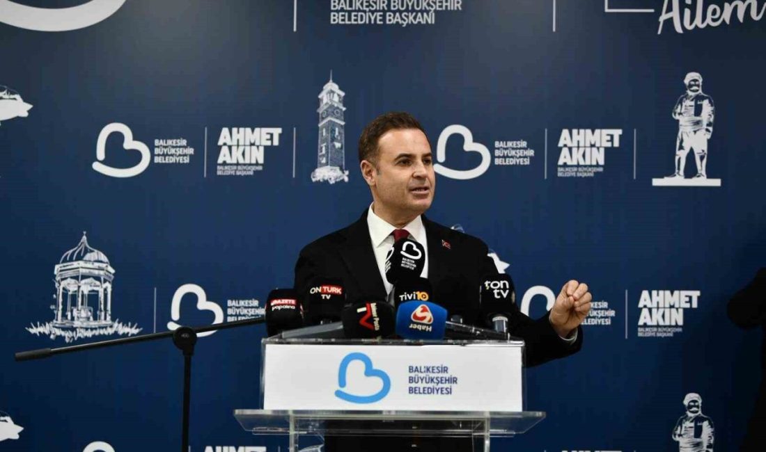 Balıkesir Büyükşehir Belediye Başkanı Ahmet Akın, basın mensuplarıyla yılsonu değerlendirme