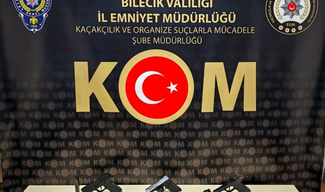 Bilecik’te silah ve mühimmat kaçakçılığına yönelik düzenlenen operasyonda yakalanan 1