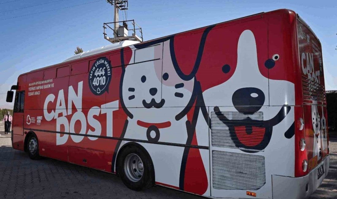 Balıkesir Büyükşehir Belediyesi’nin Can Dost Mobil Yerinde Hayvan Bakım ve