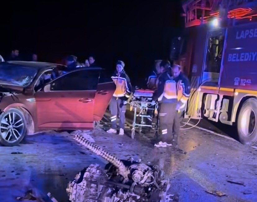 Çanakkale’de iddiaya göre polisin dur ihtarına uymayarak ters yöne gören