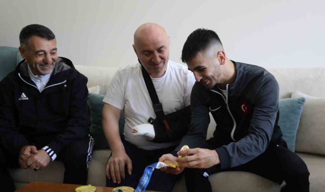 Darıca Belediyesi Eğitim ve Spor Kulübü sporcusu Eray Şamdan, şampiyona