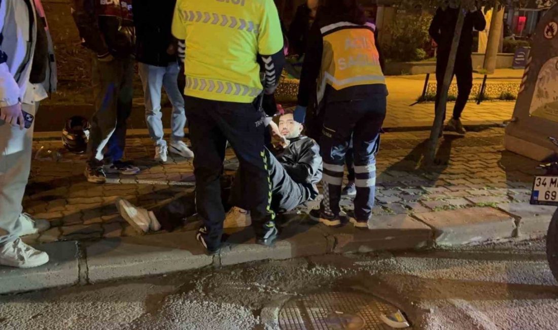 Edirne’de otomobil ile motosikletin çarpışması sonucu meydana gelen kazada, alkollü