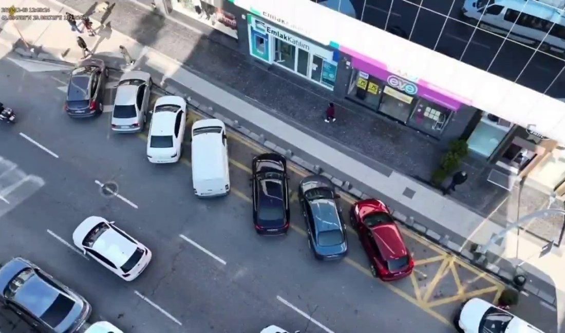 Beykoz’da ilçe genelinde dron destekli hatalı park ve trafik denetimleri