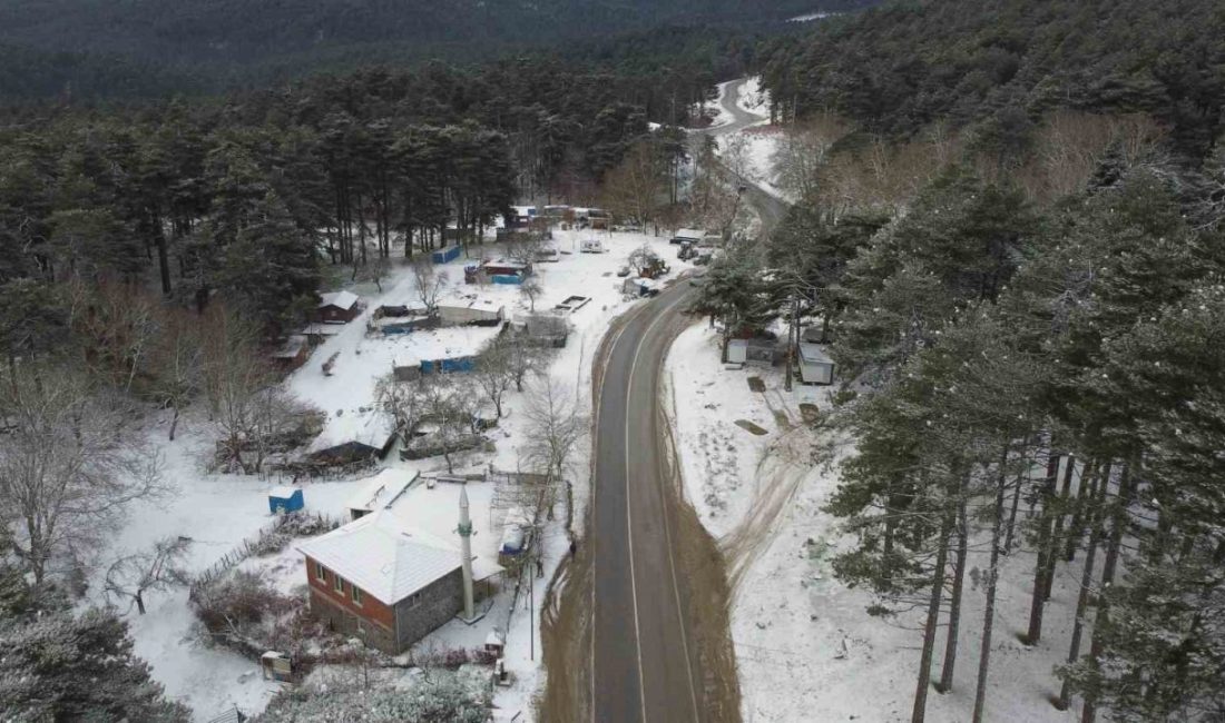 Kazdağları’nda beklenen kar yağışı etkisini gösterdi. Dün akşam saatlerinde başlayan