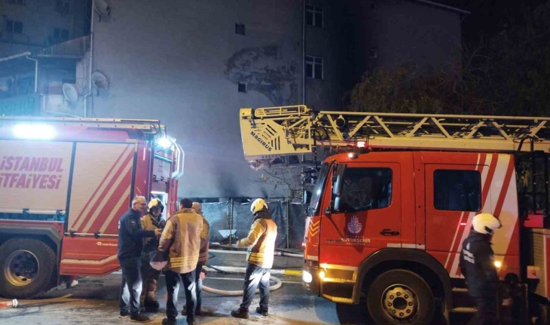 Sultanbeyli’de akşam saatlerinde bir boya kaporta dükkanında yangın çıktı. Yangın