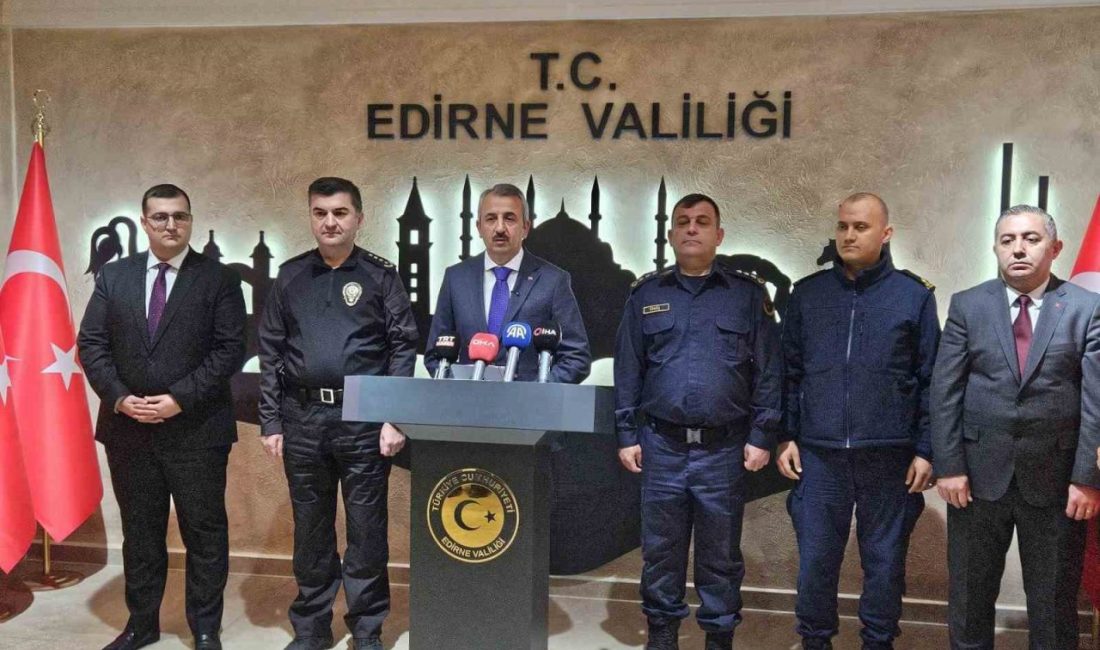 Edirne Valisi Yunus Sezer, 2025 yılının ilk 10 aylık dönemine