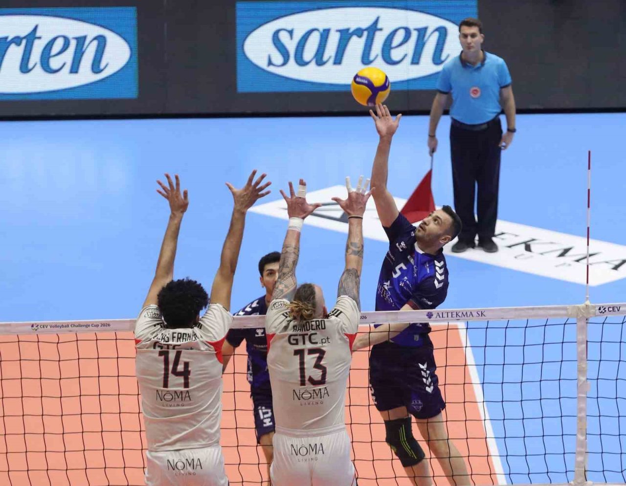 CEV Challenge Cup’ta deplasmanda 3-2 mağlup olduğu Portekiz ekibi Sport
