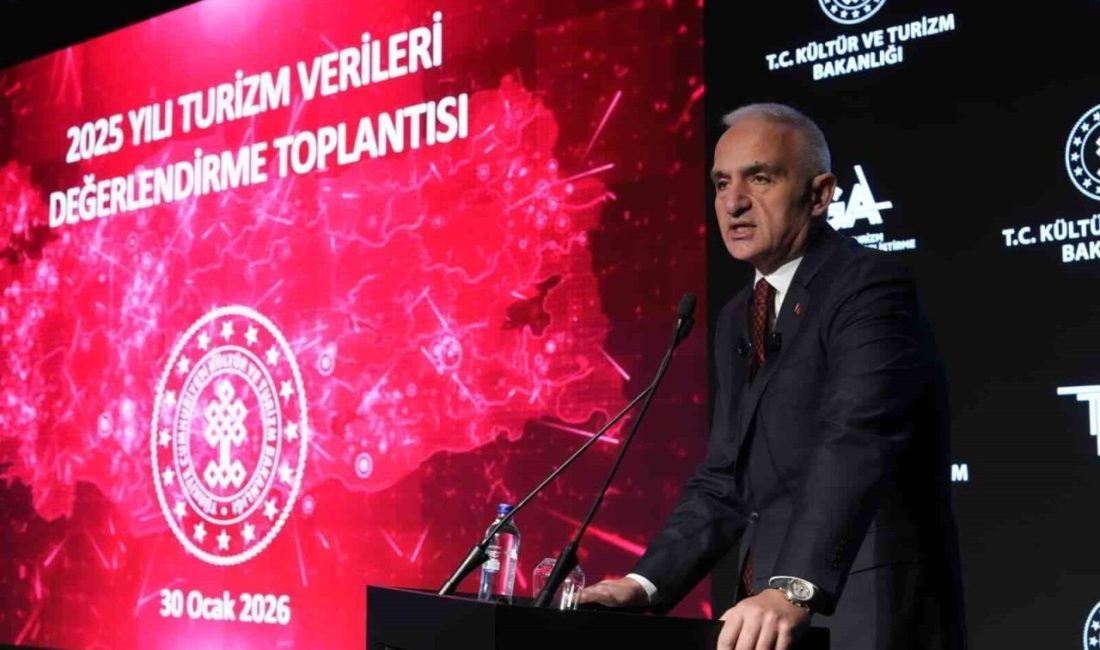 Kültür ve Turizm Bakanı Mehmet Nuri Ersoy, “2025’i 63 milyon