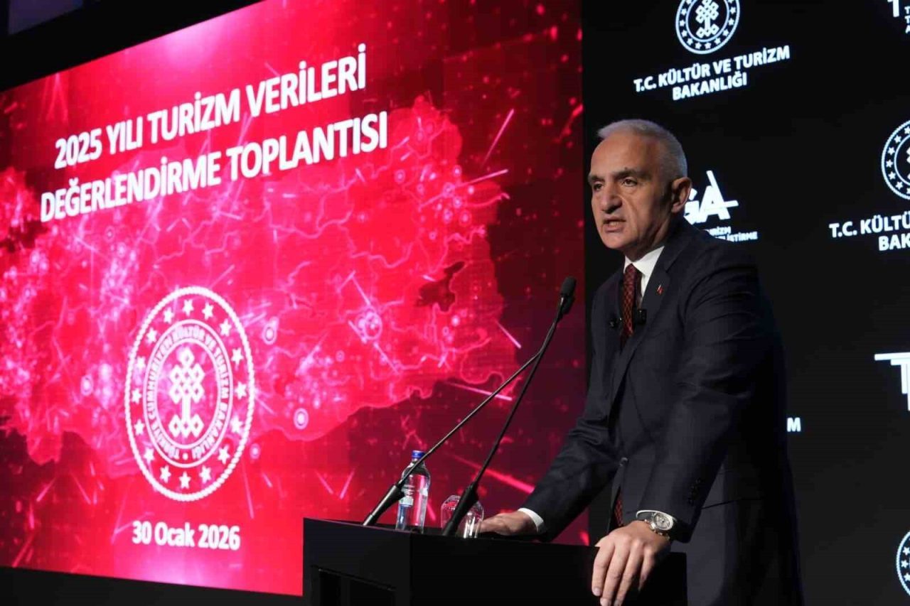 Kültür ve Turizm Bakanı Mehmet Nuri Ersoy, ‘‘2025’i 63 milyon