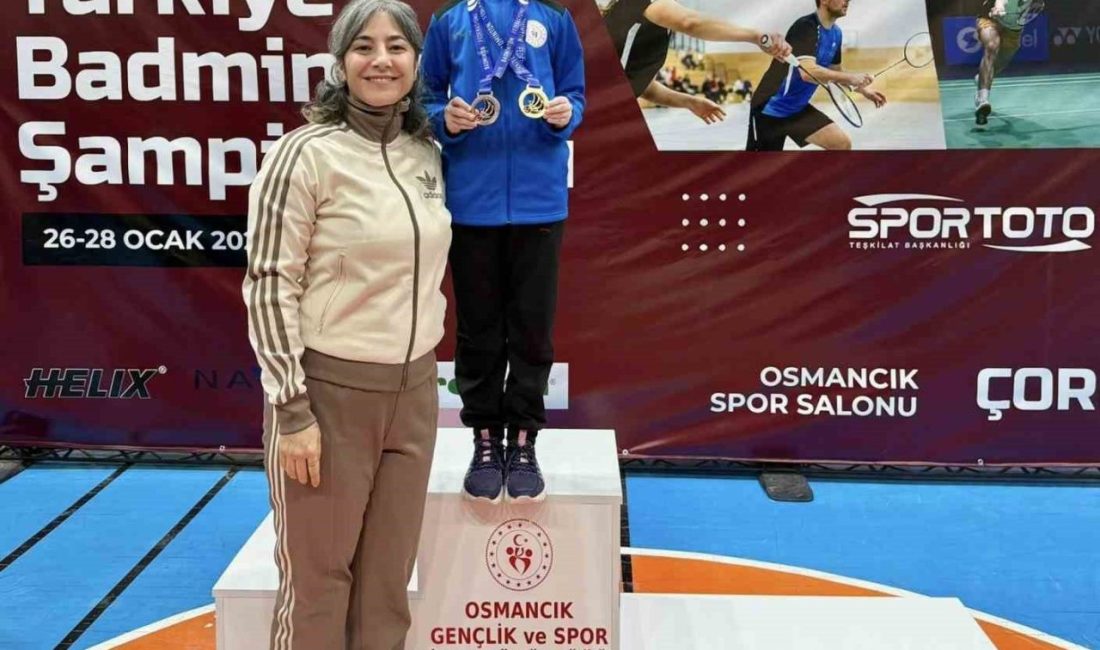 Bilecikli sporcu, Çorum’un Osmancık ilçesinde düzenlenen işitme engelliler şampiyonasından dereceyle