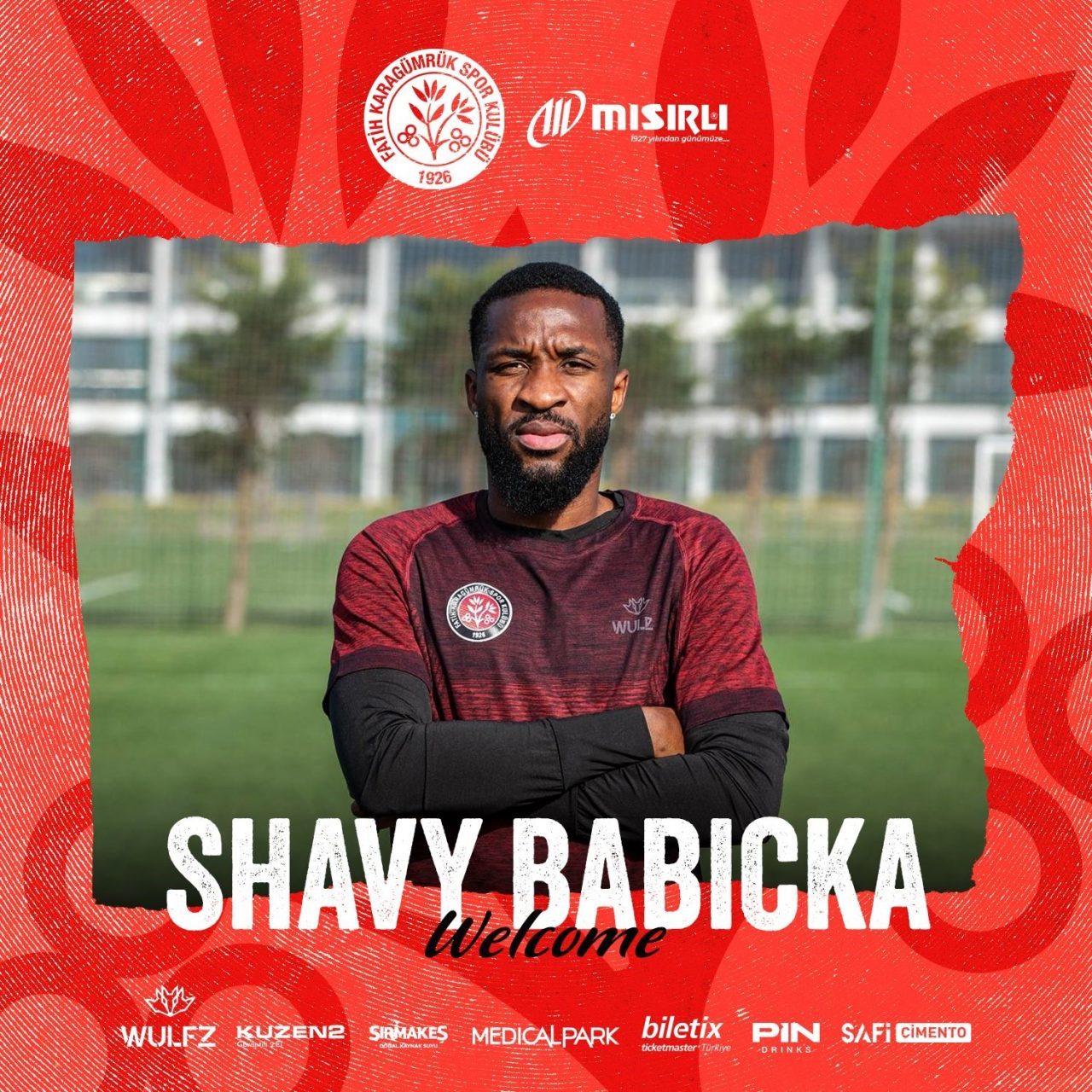 Fatih Karagümrük, Sırp ekibi Kızılyıldız’ın Gabonlu futbolcusu Shavy Babicka’yı sezon