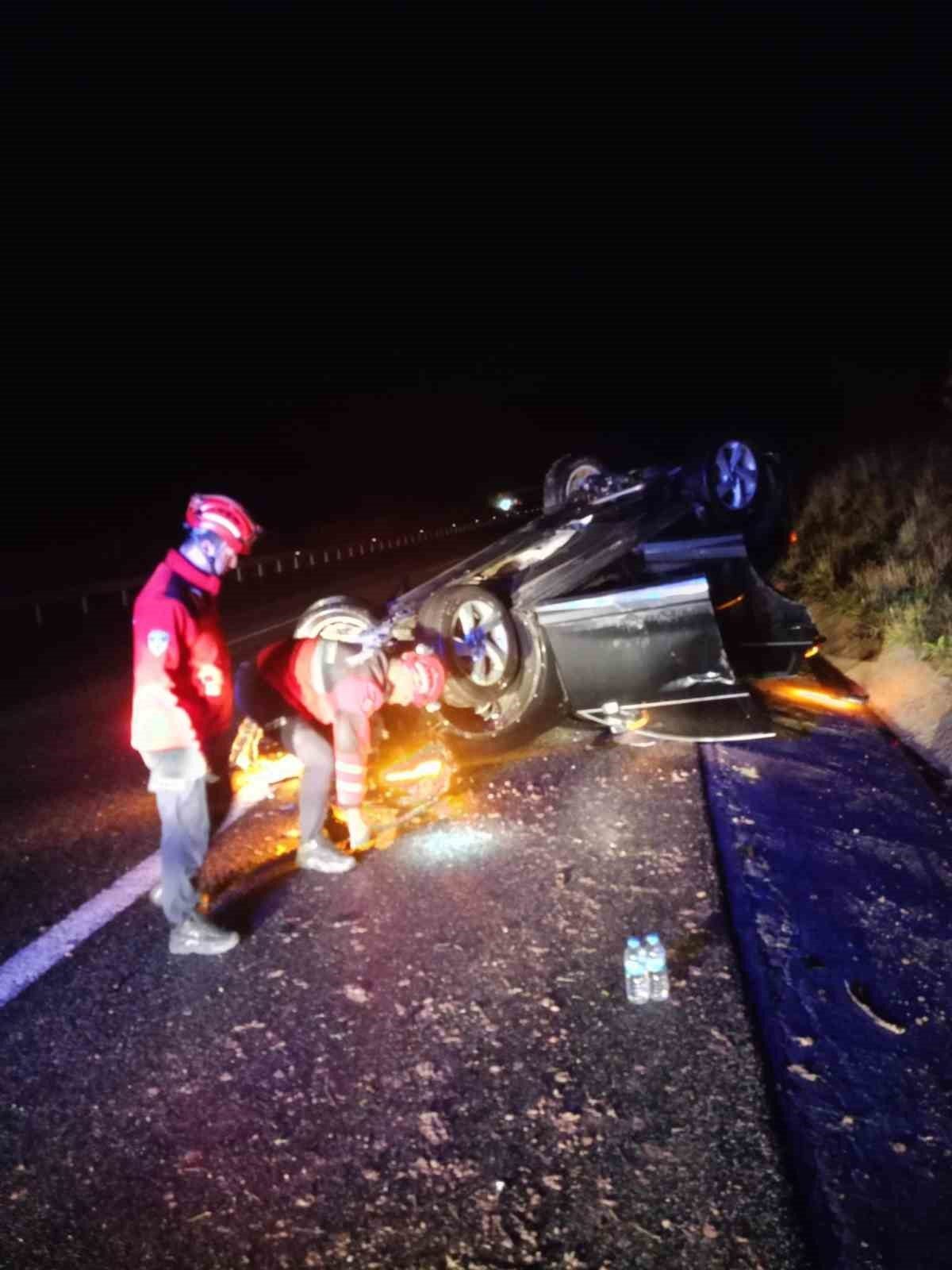 Balıkesir’de İzmir-İstanbul Otoyolu’nda meydana gelen trafik kazasında 4 kişi yaralandı.