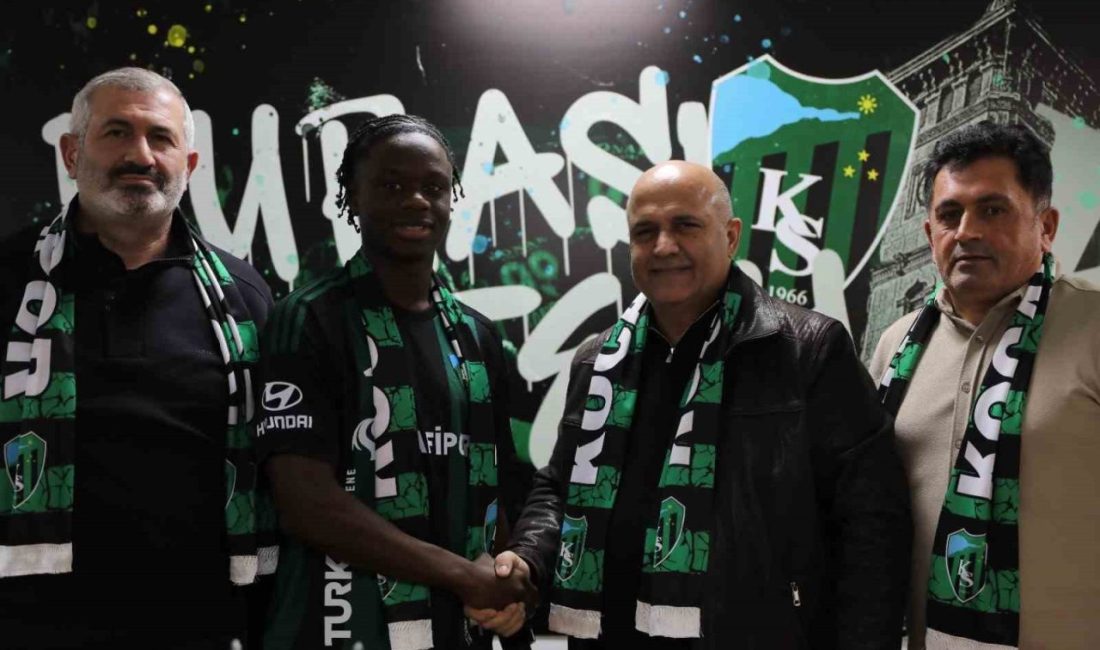 Kocaelispor, İngiliz ekibi Manchester City’den 21 yaşındaki futbolcu Mahamadou Susoho