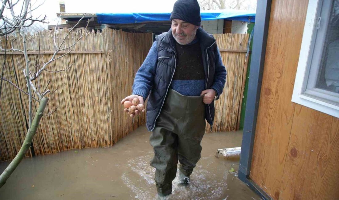 EDİRNE (İHA) – Edirne’de “turuncu alarm” verilen Meriç Nehri’nde su