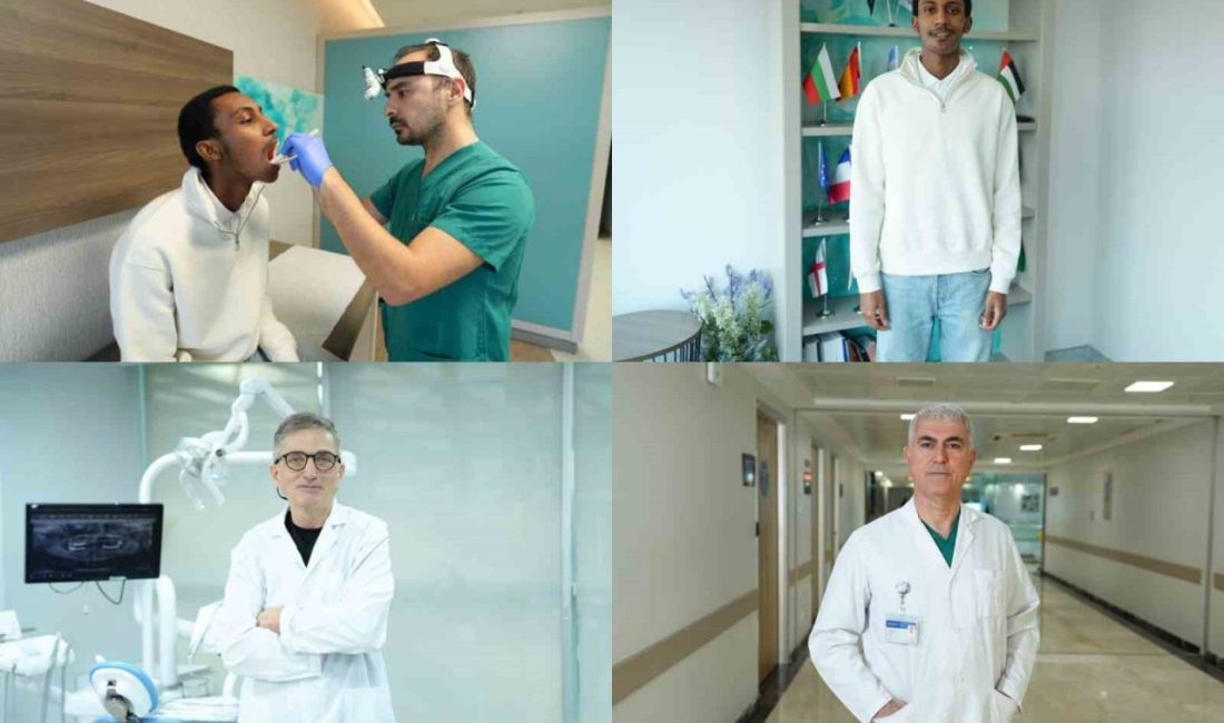 Dişlerindeki gevşeme şikayetiyle Nijerya’dan Türkiye’ye gelen 24 yaşındaki Munır Bashır