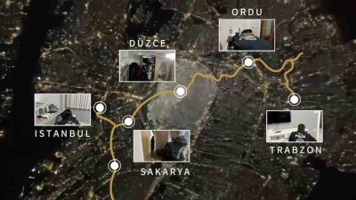 Sakarya merkezli 13 ilde düzenlenen yasa dışı bahis operasyonunda polis