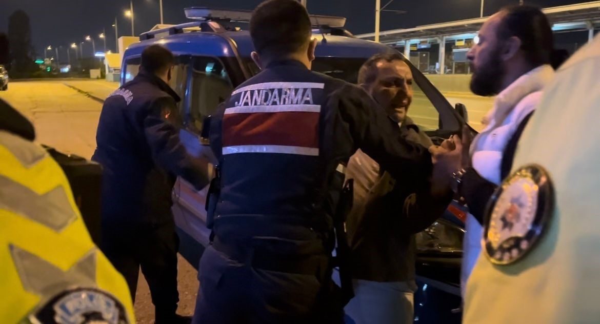 Bursa’da 3 yıl önce alkolü yakalandığı uygulamada polis ekiplerine “ben