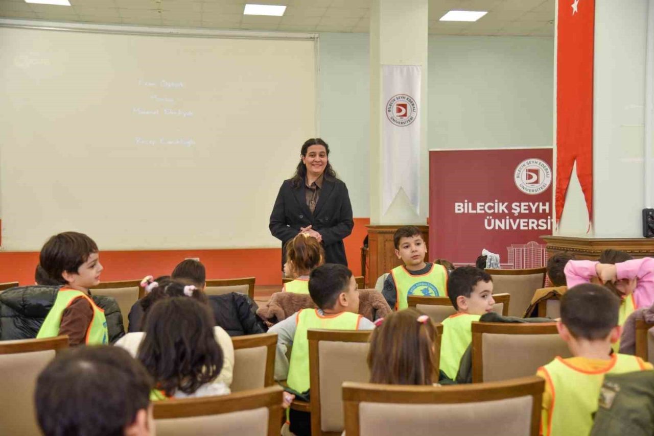 Bilecik Şeyh Edebali Üniversitesi Anaokulu’nda eğitim gören anaokulu öğrencileri için